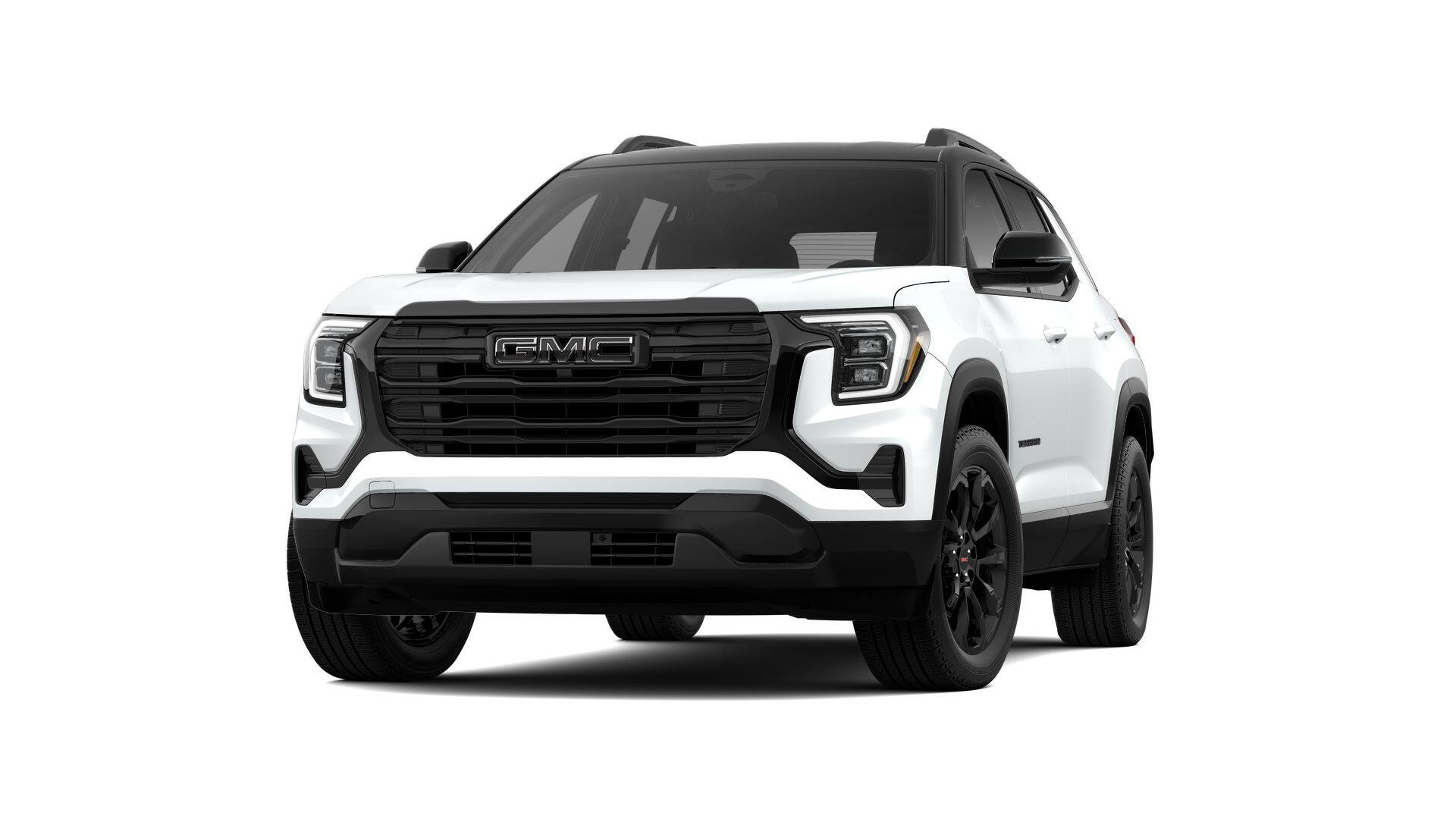 2026 GMC Terrain Elevation in Summit White — front three-quarter view