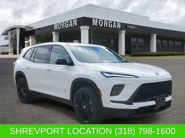 2026 Buick Enclave Sport Touring in Summit White — front three-quarter view